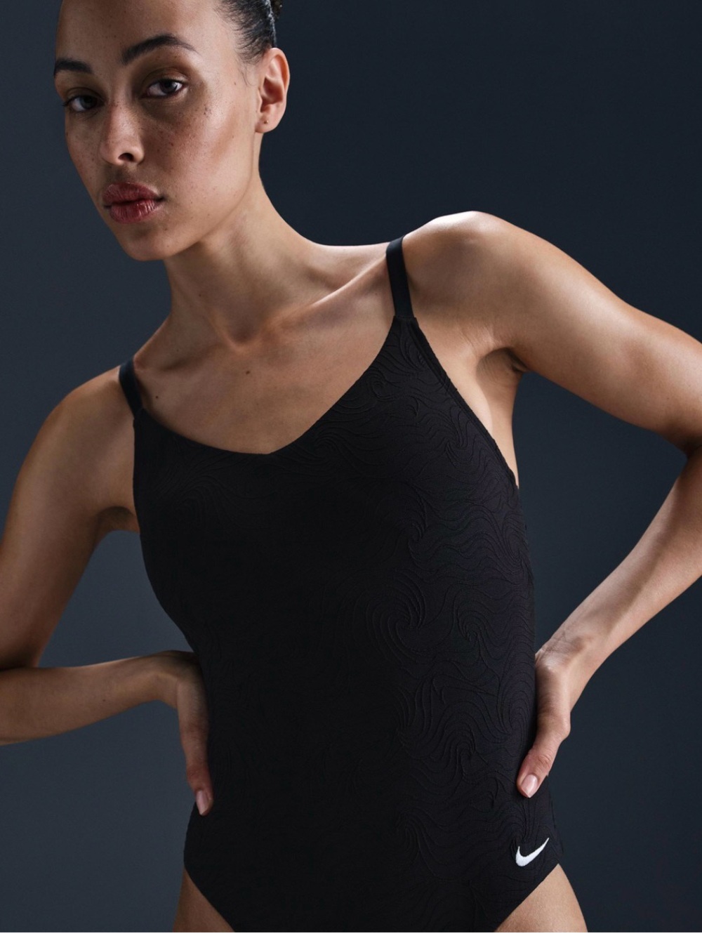 Nike Swim Water Texture
Women's V-Neck One-Piece